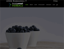 Tablet Screenshot of bodysmartherbals.com